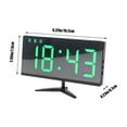 thumbnail image 3 of Alarm Clock,Led Small Digital Alarm Clock For Bedrooms,Hot Selling Concise Colorful Screen Weather Clock Temperature and Humidity On The Same Screen Electronic Alarm Clock Backlit Calendar Clock, 3 of 8
