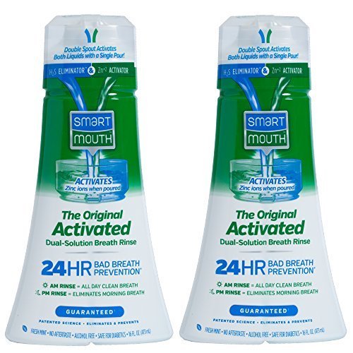 Smart Mouth Mouthwash, Fresh Mint 16 oz 2 pk