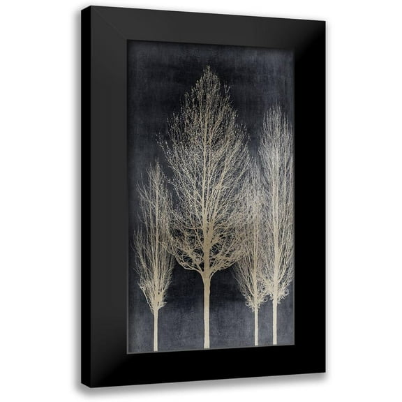 Bennett, Kate 9x14 Black Modern Framed Museum Art Print Titled - Silver Tree Silhoutte II