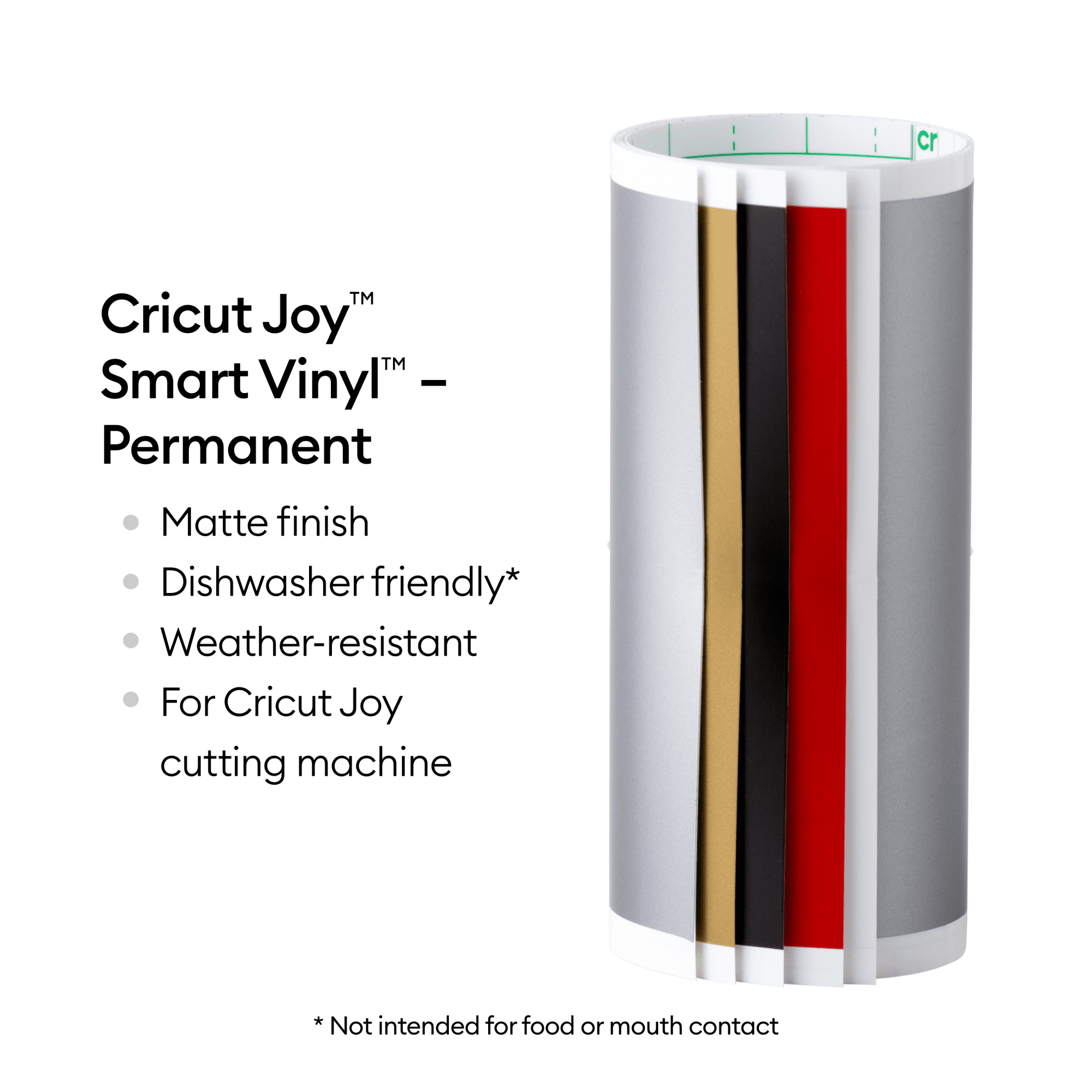 Cricut Joy™ Smart Vinyl™ – Permanent, 5.5 x 48 