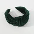thumbnail image 5 of Womens Vintage Velvet Headband with Wide Top Knot Design Elegant Hair Hoop for Special Occasions, 5 of 5