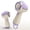 Purple, variant on Rechargeable Mini Handheld Fan with 3 Speed Brushless Motor PC Shell Portable Hanging Cooling Fan for Office Travel Camping