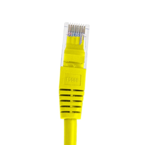 Skyline™ 8-Conductor 24 AWG RJ45 Cat6 Ethernet Patch Cable (1ft, Yellow)