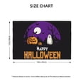 thumbnail image 2 of Placemats Set of 4 / 6, Halloween Happy L Placemats for Dining Table Indoor/Outdoors Heat Resistant Washable Placemats 18" x 12", 2 of 8