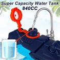 thumbnail image 2 of Paquete de 2 pistolas de agua para niños y adultos, 840 cc, pistola de agua Super Soaker, alcance de 30 pies, juguetes de piscina, juguetes acuáticos, piscina de verano, playa., 2 of 5