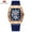 Blue, variant on MINI FOCUS Quartz Watch Men's Calendar Window Luminous Silicone Strap Waterproof Watch