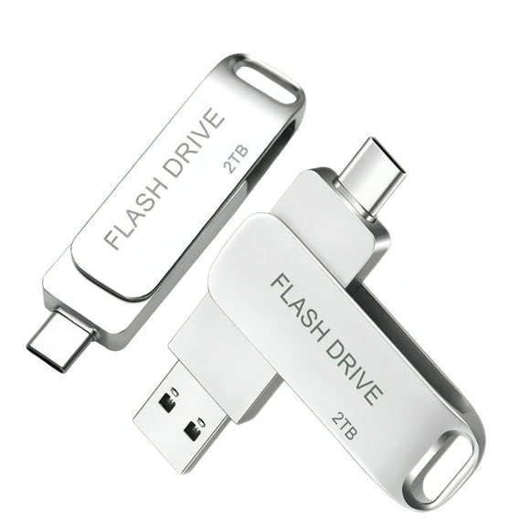 Clé USB Double 2 To/2000 Go 2-en-1 pour Android/tablette/PC - MAOLAI