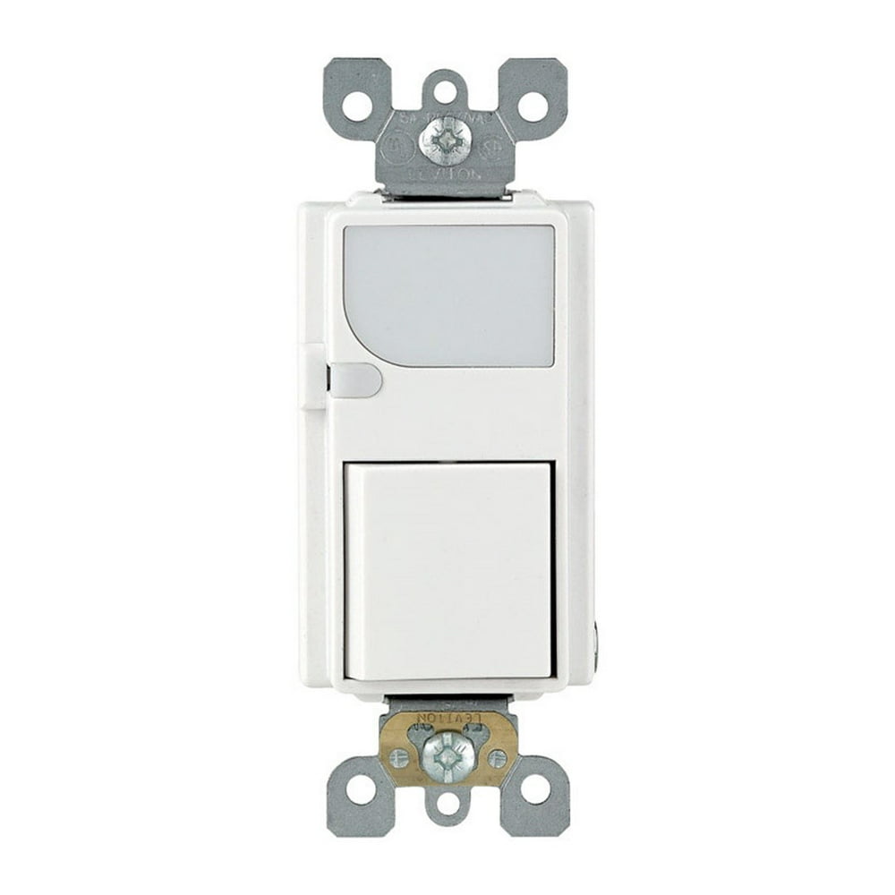Leviton Decora 15 Amps Toggle Switch White 1 Pk