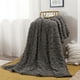 thumbnail image 1 of Ounissouiy Stay Snug Manta suave y acogedora de felpa ligera Mantas suaves y acogedoras de felpa ligera Decoración del hogar Caballero gris70X100, 1 of 1