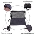 thumbnail image 3 of 2 Pack Ball Net Basketball Bag Ball Bag Nylon Mesh Bag with Shoulder Strap Portable Ball Bag Soccer Bag Mesh Sports Ball Bag Ball Bag for Basketball S, 3 of 5