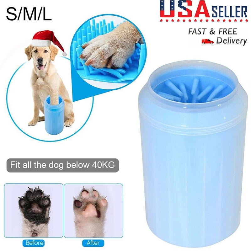 FULNEW Portable Dog Paw Cleaner Upgrade Dog Paw Washer Cup Paw Cleaner for Cats and Small/Medium/Large Dogs