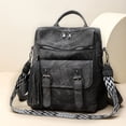 thumbnail image 5 of PRIYAL PU Leather Small Backpack for Women | Fashion Tassel Ladies Small Diaper Bag - Mini Backpack Purse Suitable for Travel, Work, 5 of 5