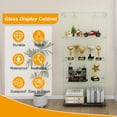 thumbnail image 3 of Jopath 4-Tier Glass Display Cabinet with LED,Tempered Glass Curio Cabinet,Floor Standing Display Case for Living Room,Home,Office,Rectangle, 3 of 8