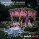 thumbnail image 2 of Flores Artificiales De Decoracion Glicina Colgantes De Wisteria para Jardín Exterior Hogar Fiesta Boda Plantas Artificiales Decorativas Flores Artificiales Realistas (Morado 12 Piezas), 2 of 8
