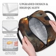 thumbnail image 5 of Haiem Adorable Otter Pair Hug Printed Lunch Bag Women, Lunch Box Lunch Bag for Women, Small Leakproof Cute Lunch Tote Large Capacity Reusable Insulated Cooler Lunch Container, 5 of 6
