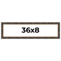 36x8 Frame Gold Real Wood Picture Frame Width 1.5 inches | Interior Frame Depth 0.5 inches |