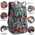 thumbnail image 2 of Muyoka Mochila plegable ligera de 35L para hombre y mujer, mochila impermeable para hombre, diseño reflectante Muyoka Hogar, 2 of 7