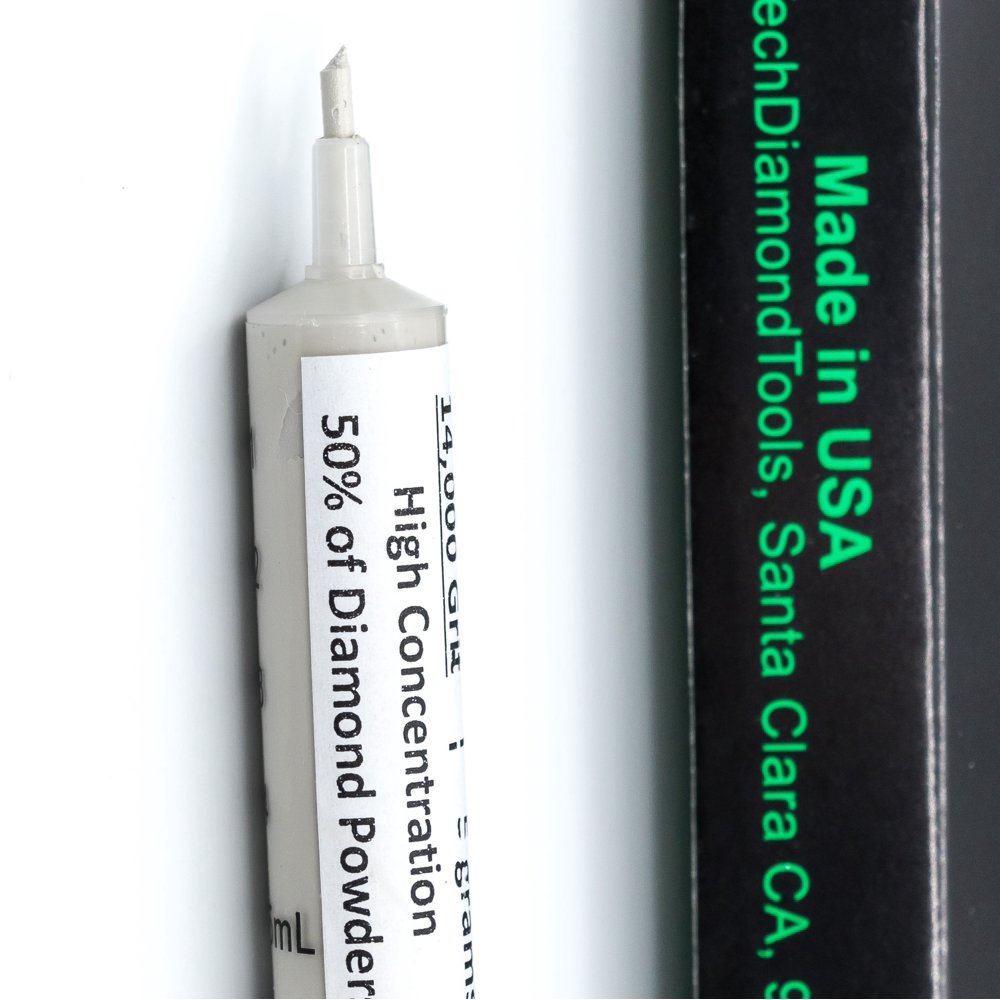 TechDiamondTools Diamond Lapping Compound Polish Lapidary Paste 800