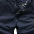 thumbnail image 2 of Vedolay Men's Summer Solid Color Outdoor Leisure Cargo Short with Pockets,Blue L, 2 of 3