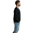 thumbnail image 4 of Gildan Heavy Blend Crewneck Sweatshirt for Men and Women, Casual Fleece Sweater, Long Sleeve Pullover, Black, L, 4 of 6