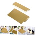 thumbnail image 3 of Mobutofu 100Pcs Corrugated Cake Boards Gold Color for Simple Cake Displaying, 3 of 8
