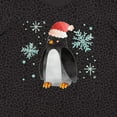 thumbnail image 4 of Inktastic Christmas Penguin in Red Santa Hat with Snowflakes Women's Plus Size T-Shirt, 4 of 5
