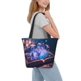 thumbnail image 6 of Lsque Book Glowing Mushrooms Pattern Beach Tote,Shoulder Handbag,Spacious Tote Bag,Lightweight Travel Bag,Versatile Shopping Bag, 6 of 6