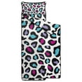 thumbnail image 2 of White and Colorful Of Leopard Print Toddler Nap Mats for Kids Preschool,Sleeping Mat Bag or Kids,Toddler Sleeping Bag,Toddler Nap Mat or Daycare, 2 of 6