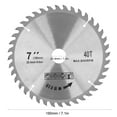 thumbnail image 3 of Blade 7x40T 180mm Saw Blade Cemented Carbide Circular Cutting Disc Woodworking Accessory, 3 of 8