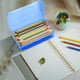 thumbnail image 5 of Estuche de plástico para lápices, de gran capacidad, transparente, con tapa a presión, apilable y elegante, para guardar suministros de oficina., 5 of 5