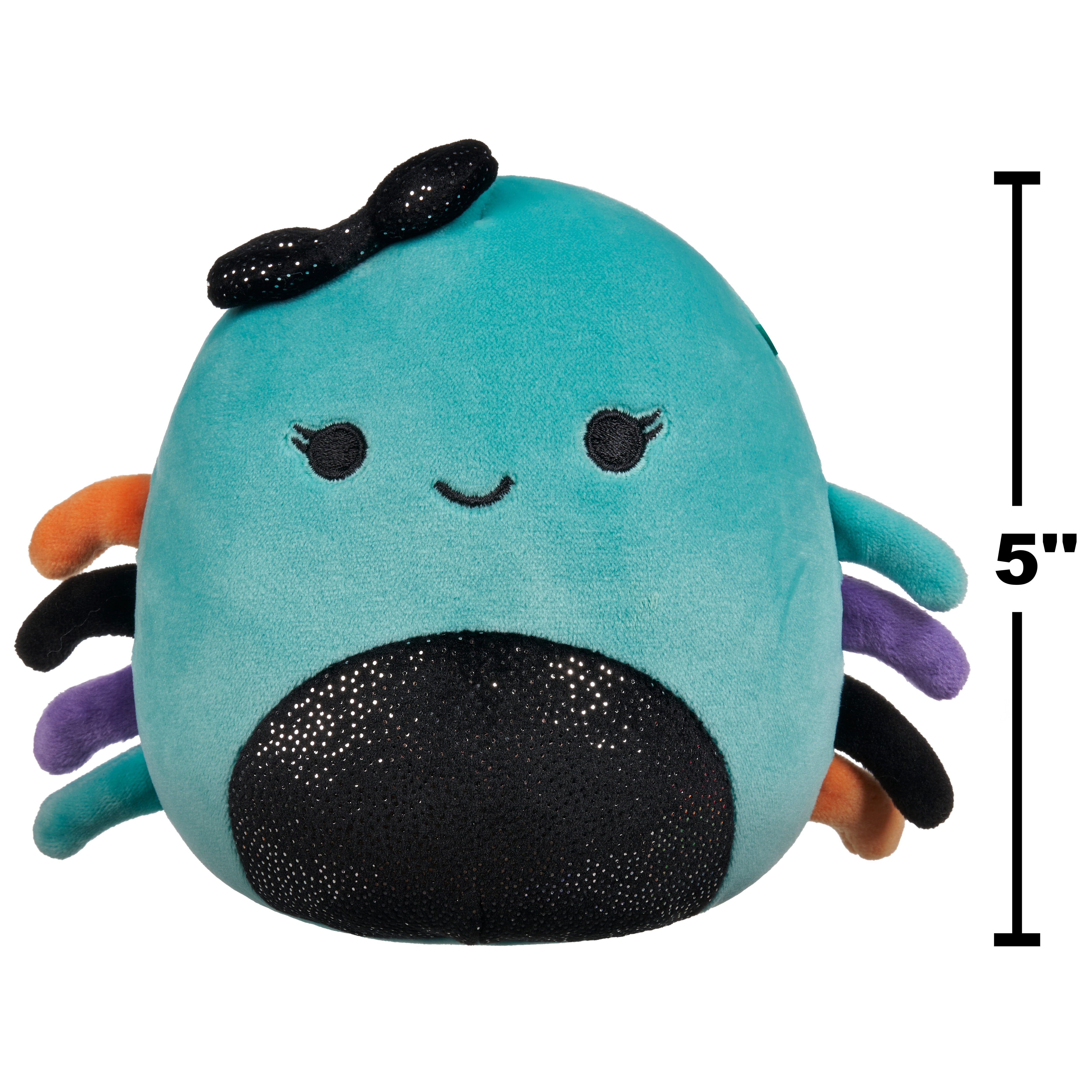 Squishmallows Official 5 inch Cheryl the Teal Spider - Child's Ultra Soft Stuffed Plush Toy