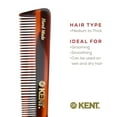 thumbnail image 6 of Kent 4T 6 Inch Double Tooth Dressing Comb, Coarse and Fine Grooming Comb for Hair, Beard, Mustache - Styling for Men, Women, and Kids. Made in England, 6 of 6