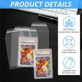 thumbnail image 4 of Xianyou-40 0 Pcs Pochettes pour Plaques Classées PSA Ultra Protection Plaque de Carte Classée PSA Pochettes Refermables pour Carte Baseball Football Gaming Cartes à Collectionner, 4 of 4