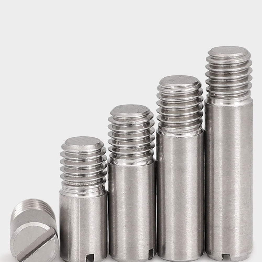 5 Pcs 304 Stainless Steel Outer Slotted Locating Pins M3x12mm.
