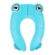 thumbnail image 1 of Asiento de inodoro plegable para niños, asiento de inodoro portátil para niños, entrenador de orinal de viaje para niños pequeños con bolsa de almacenamiento, rana rosa Feliz Sencillez, 1 of 4