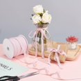 thumbnail image 5 of 80 Yards(73.15m)/Roll Cotton Tape Ribbons Herringbone Cotton Webbings 10mm Wide Flat Cotton Herringbone Cords for Knit Sewing DIY Crafts Light Pink Pink 1roll, 5 of 5