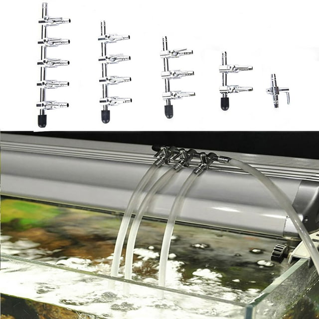 3PCS Aquarium Air Pump Control Valve 1/2/3 Way Air Flow Valve Air Pump Splitter