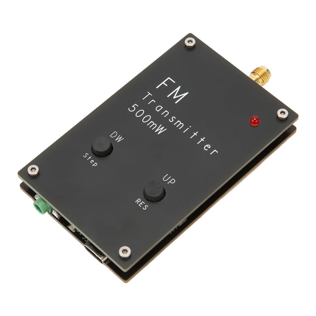 Transmisor Estéreo FM Portátil, Transmisor Estéreo FM De 500 MW 88-108 MHz Para Radio FM