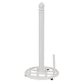 thumbnail image 5 of Lattice Collection Cast Iron Paper Towel Holder, White, 5 of 5