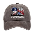 thumbnail image 2 of 9/11 Patriot Day Memorial Dad Hat We Will Never Forget 9 11 Trucker Hat Patriot Day Hat Memorial Honor Heroes Casual Hat for Daily Wear, 2 of 7