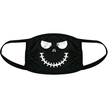 Skeleton Zipper Face Mask Funny Halloween Skull Graphic Novelty Nose And Mouth Covering