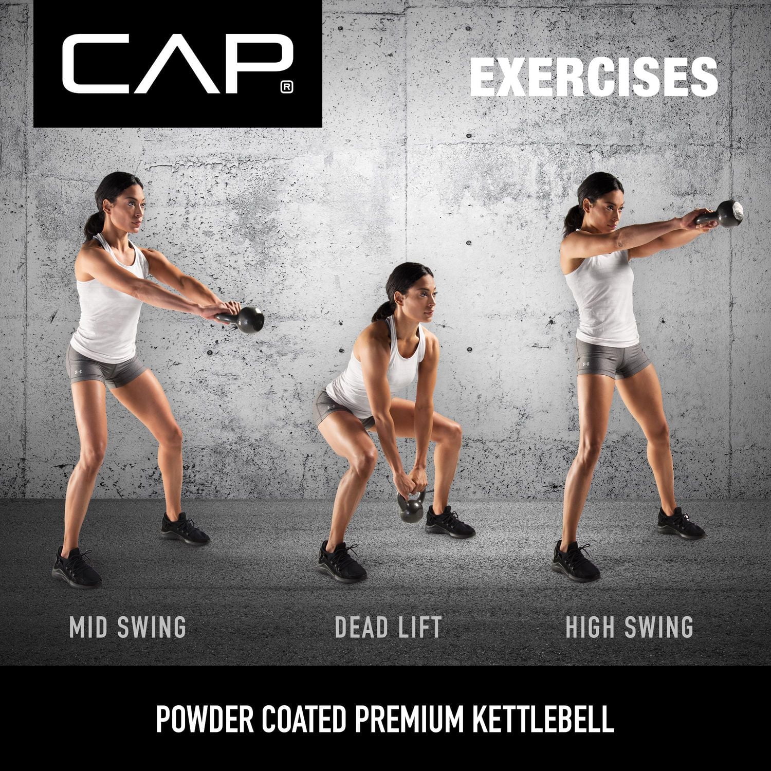 CAP Barbell en fonte Kettlebell, 10 - 50 livres