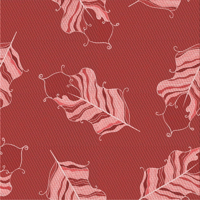 Ahgly Company Tapis d'Intérieur Lavable en Machine Carré Rouge Transitionnel, 6 Pieds Carré