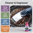 thumbnail image 4 of Grill Cleaner & Degreaser Kit, 120ml/4oz Heavy-Duty Spray with Sponge & Cloth, Removes Stubborn Grease, Burnt-On Stains, 4 of 8
