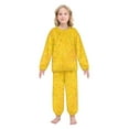 thumbnail image 2 of Fluffy Pajamas Set Fuzzy Winter Warm Pj Sets Pullover Tops and Long Pants Confetti and Stars Scattered X-Small, 2 of 8