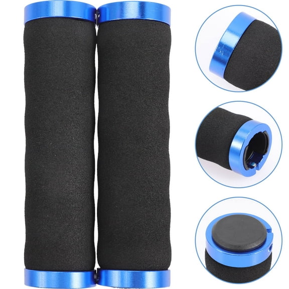 FRCOLOR Ergonomic Bicycle Grip Bike Handlebar Covers 13x3.3cm Blue