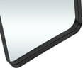 thumbnail image 7 of Aluminum Alloy Full-length Mirror Round Corner Deep Mirror 63"x20",with Bracket,Black, 7 of 7
