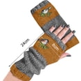 thumbnail image 5 of Arm Warmers Women, Warm Winter Wool Hand Knit Crochet hand warmers gloves, wrist warmers women, Knit Fingerless gloves, 5 of 8