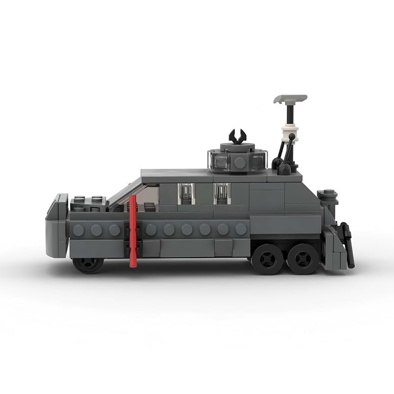 Storm Chaser Interceptor Car Building Block Set, 138 Piece Weather Research Vehicle Brick Model Kit, Collectible Display Model