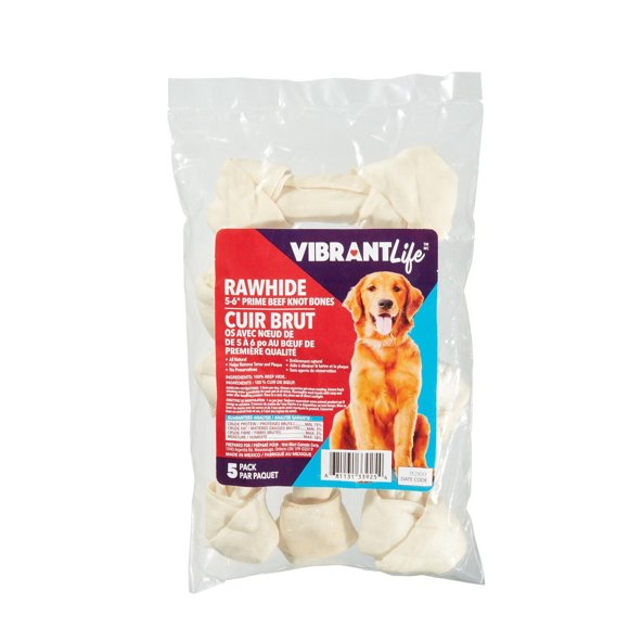 Vibrant Life Rawhide Knot Bone Small